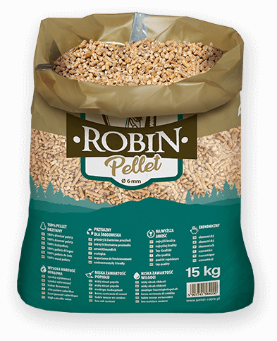worek pelletu opałowego Robin do kupienia w Halinowie lub sklepie internetowym